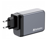 VERBATIM Ładowarka GNC-240 32205 GaN 240W, PD 3.1, QC 3.0 3x USB-C, 1x USB-A, UE / UK ANVE24W7AQGG - 1199647 - zdjęcie 1